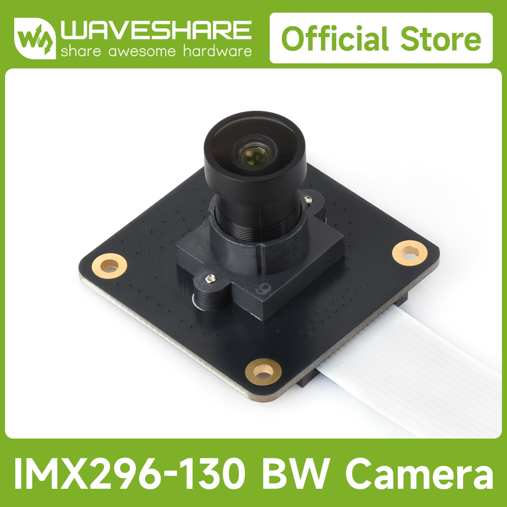 Raspberry Pi Global Shutter Camera Imx296 - Монокамера Waveshare IMX296, 1,6 МП M12,