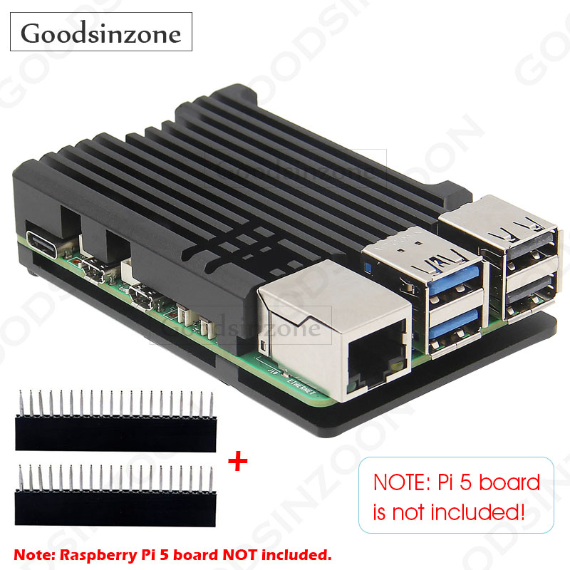 Pi 5 Case - Алюминиевый бронированный корпус Raspberry Pi 5