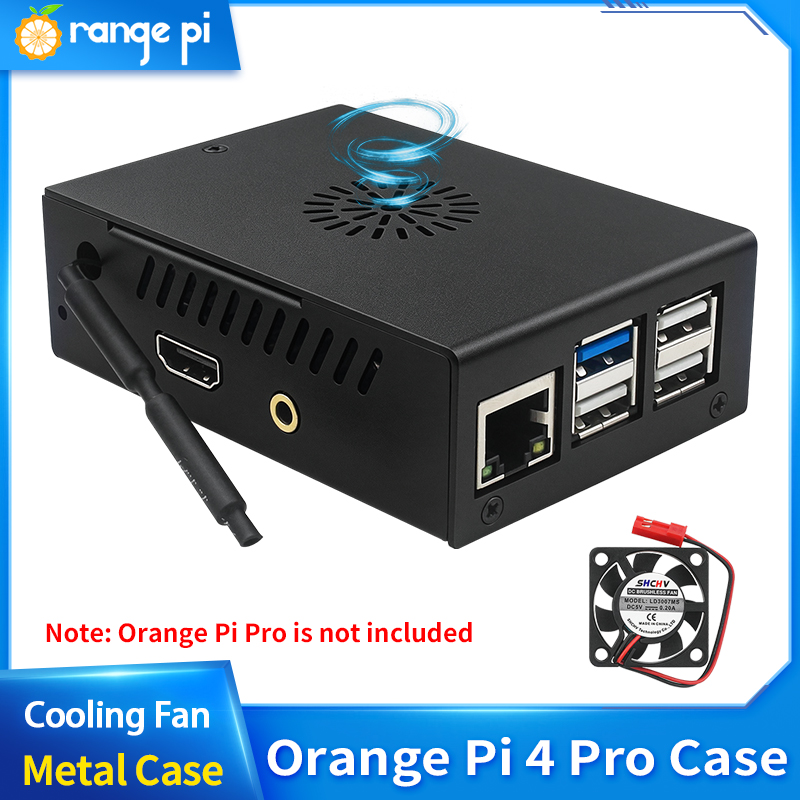 Pi Power Supply - Металлический корпус Orange Pi 4 Pro,