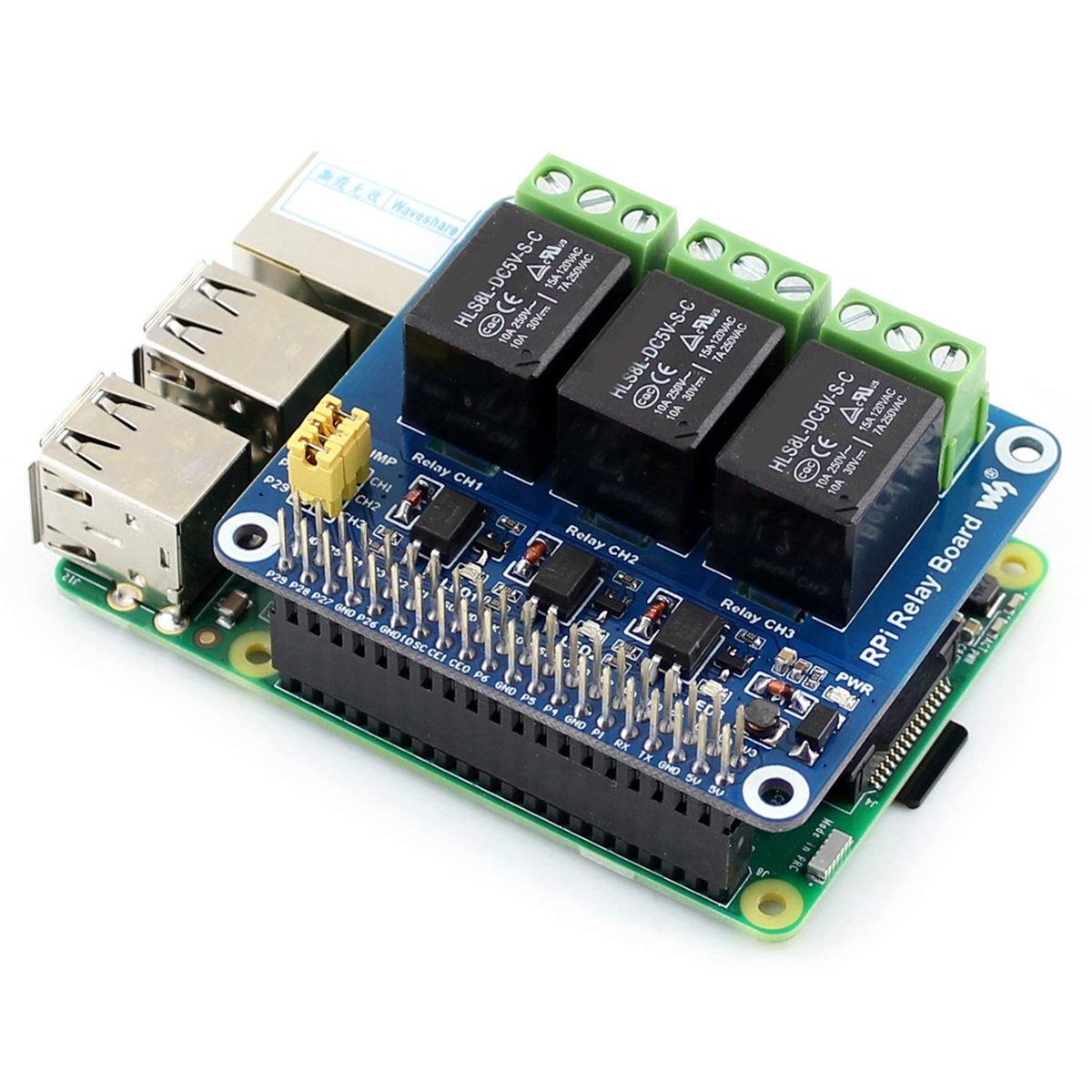 Raspberry Pi Kit - Модуль расширения Waveshare 5V с 3-канальным