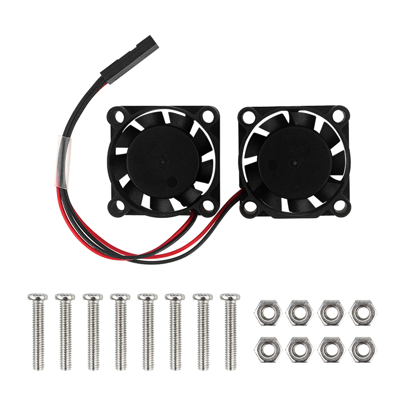 Pi Power Supply - Двойной вентилятор радиатора для Raspberry Pi