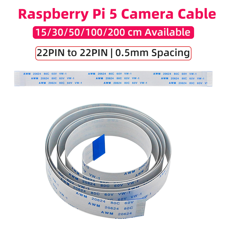 Pi Camera Module - Кабель камеры Raspberry Pi 5, 22-контактный