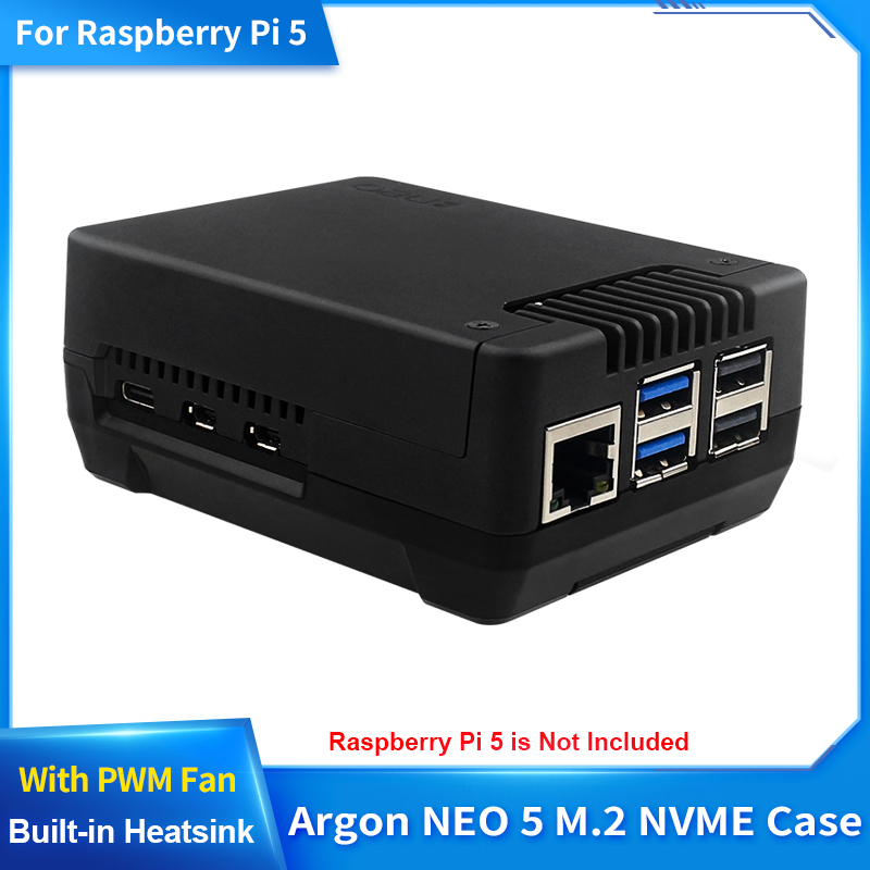 Pi Power Supply - Корпус Argon NEO 5 M.2 NVME