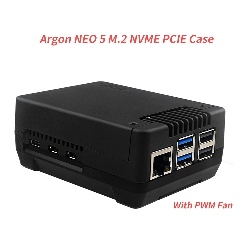 Корпус Argon NEO 5 M.2 NVME PC – обзор и цена Pi Power Supply