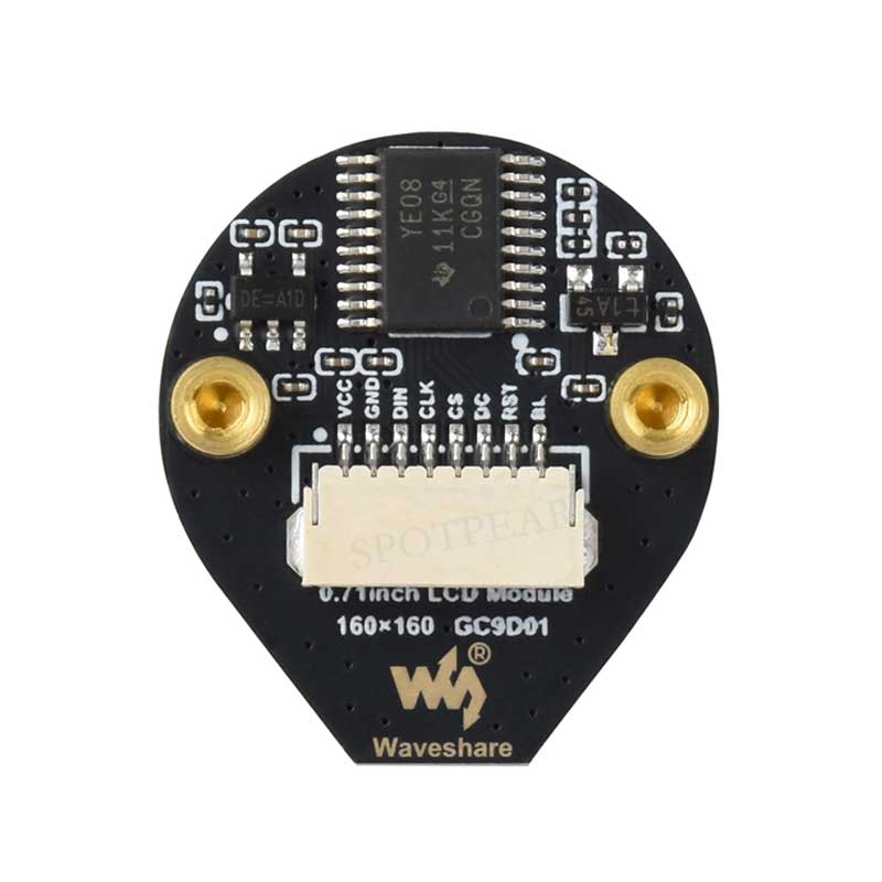 Waveshare 0,71-дюймовый круглы – обзор и цена Pi Display