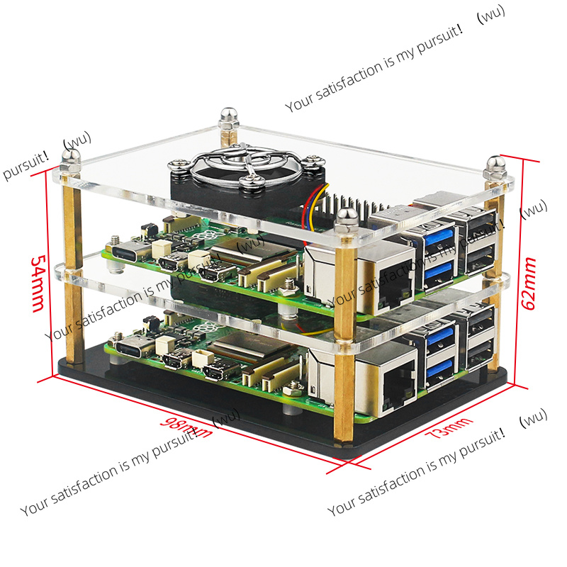 Прозрачный акриловый корпус дл – обзор и цена Pi 5 Case