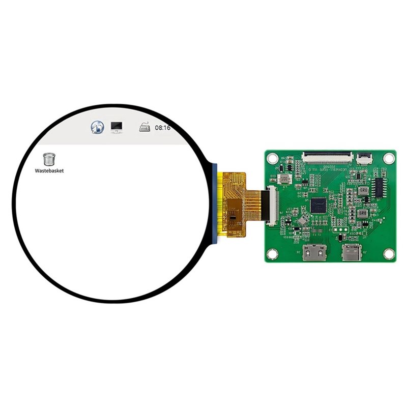 DSI TFT LCD круглый дисплей с  – обзор и цена Pi Display