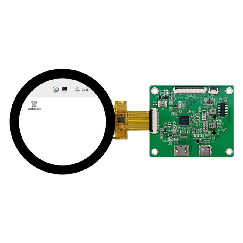 DSI TFT LCD круглый дисплей с  – обзор и цена Pi Display