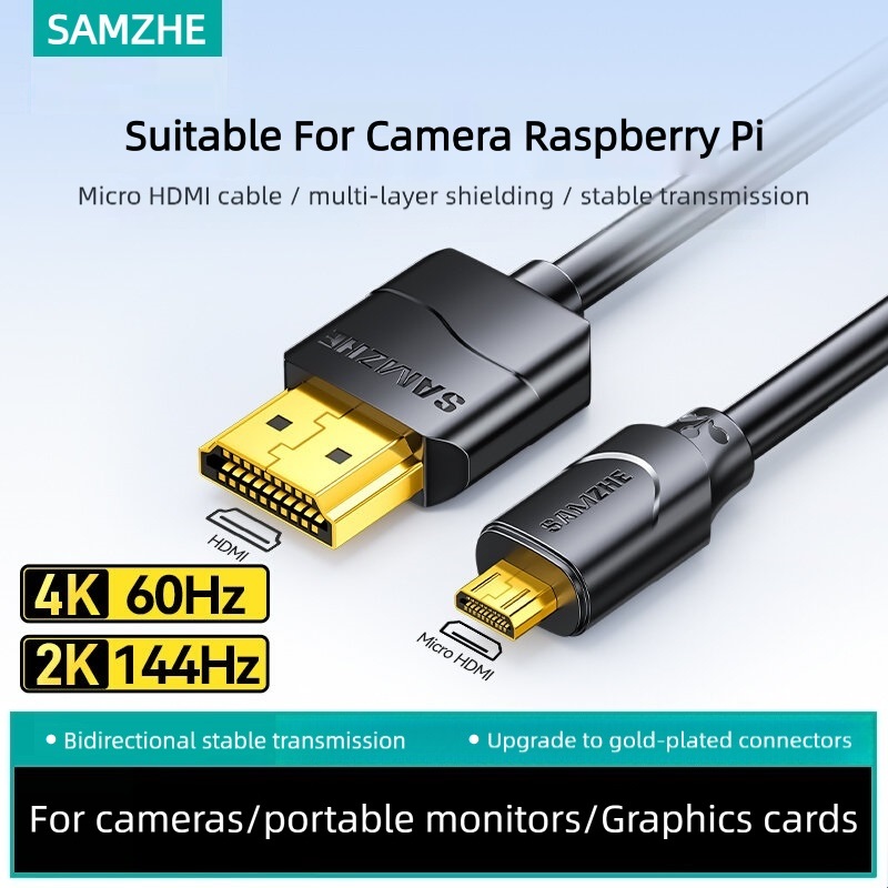 SAMZHE – кабель Micro HDMI, со – обзор и цена Pi Camera Cable